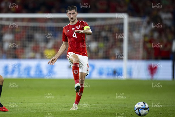 070923 - Wales v South Korea - International Friendly - Ben Davies of Wales of Wales in action