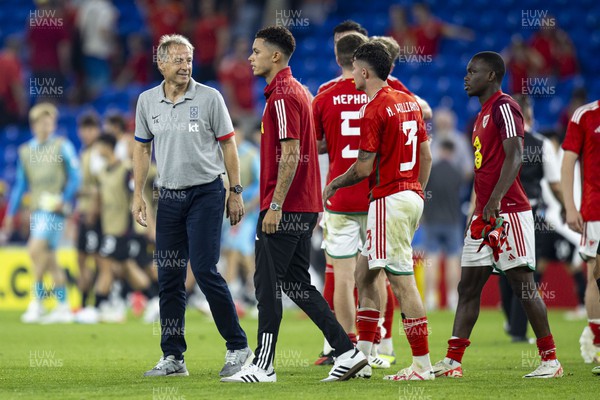 070923 - Wales v South Korea - International Friendly - South Korea head coach Jürgen Klinsmann at full time