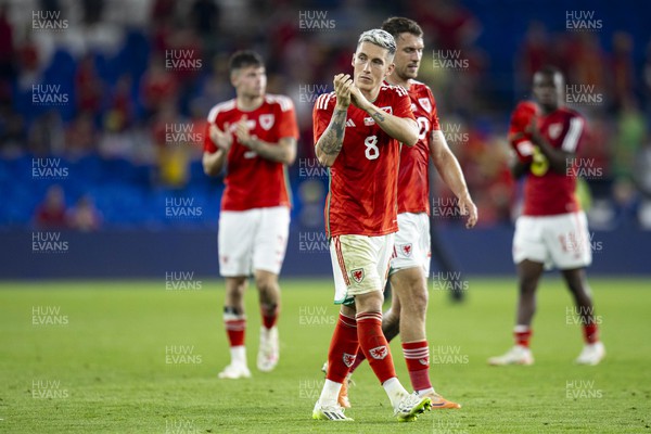 070923 - Wales v South Korea - International Friendly - Harry Wilson of Wales at full time