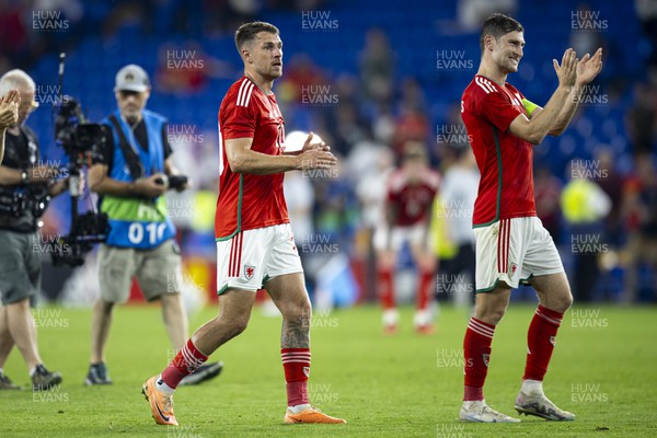 070923 - Wales v South Korea - International Friendly - Harry Wilson of Wales at full time