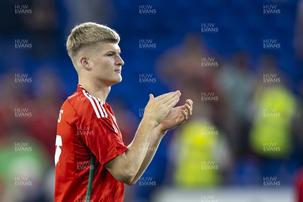 070923 - Wales v South Korea - International Friendly - Jordan James of Wales at full time