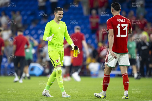 070923 - Wales v South Korea - International Friendly - Wales goalkeeper Danny Ward at full time