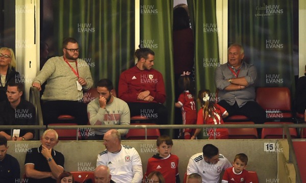 111018 - Wales v Spain - International Friendly Football - Gareth Bale looks on