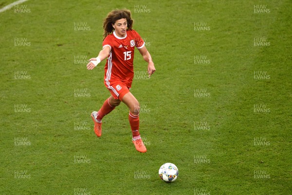 111018 - Wales v Spain - International Friendly Football - Ethan Ampadu of Wales