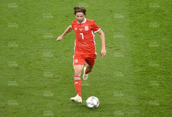 111018 - Wales v Spain - International Friendly Football - Joe Allen of Wales