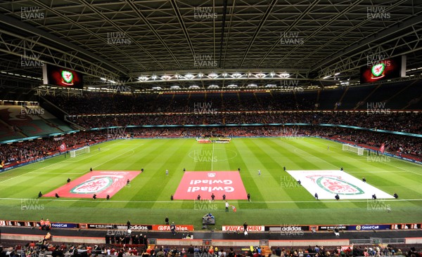 111018 - Wales v Spain - International Friendly Football - A general view of Principality Stadium