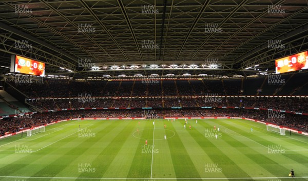 111018 - Wales v Spain - International Friendly Football - A general view of Principality Stadium