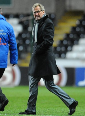 03.03.10 - International Football Friendly, Wales v Sweden Sweeden Coach Eric Hamren 