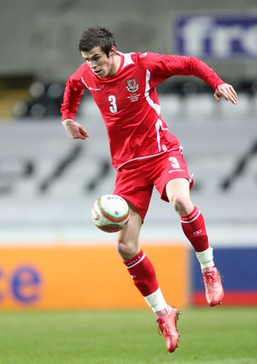 03.03.10 ... Wales v Sweden, Friendly International, Swansea -  Wales' Gareth Bale     