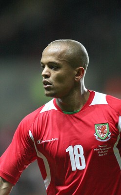 03.03.10 ... Wales v Sweden, Friendly International, Swansea -  Wales' Robert Earnshaw  