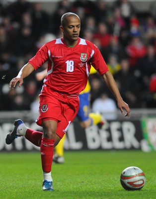 03.03.10 - International Football Friendly, Wales v Sweden Wales' Rob Earnshaw 