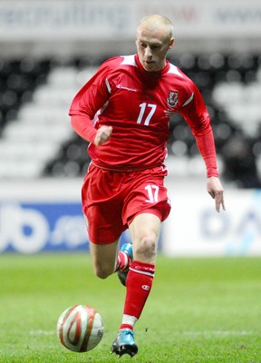 03.03.10 - International Football Friendly, Wales v Sweden Wales' David Cotterill 