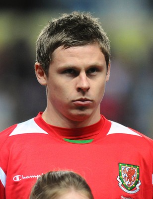 03.03.10 - International Football Friendly, Wales v Sweden Wales' Simon Church 