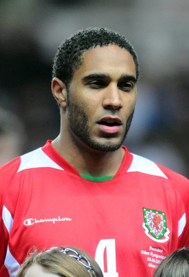 03.03.10 - International Football Friendly, Wales v Sweden Wales' Ashley Williams 