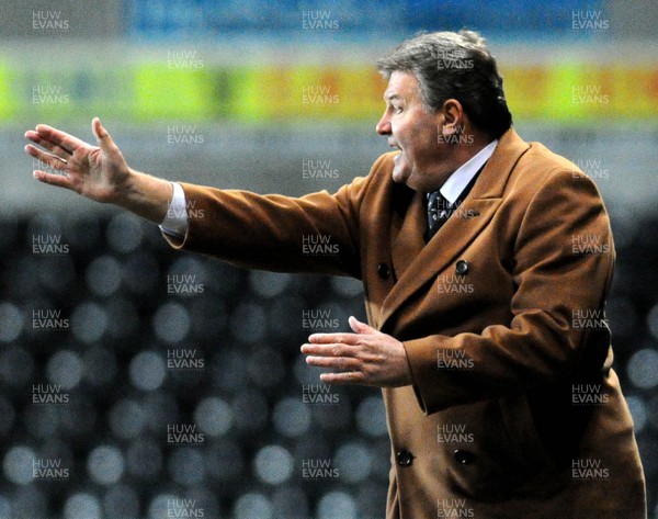 03.03.10 - International Football Friendly, Wales v Sweden Wales manager John Toshack 