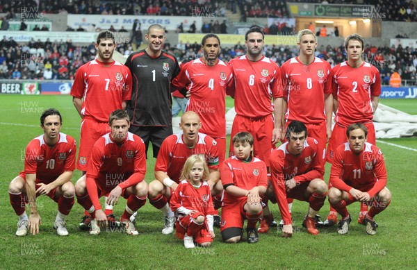 03.03.10 - International Football Friendly, Wales v Sweden Wales squad 