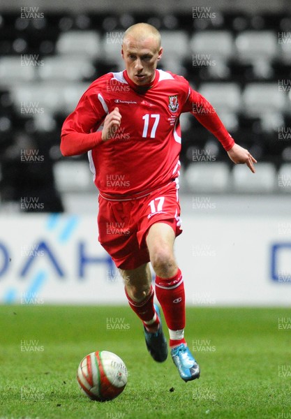 03.03.10 - International Football Friendly, Wales v Sweden Wales' David Cotterill 