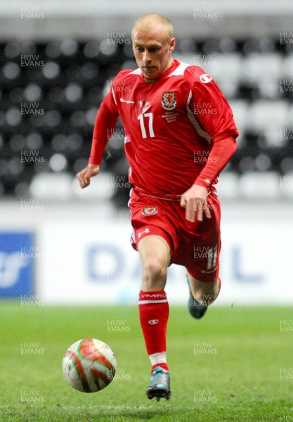 03.03.10 - International Football Friendly, Wales v Sweden Wales' David Cotterill 