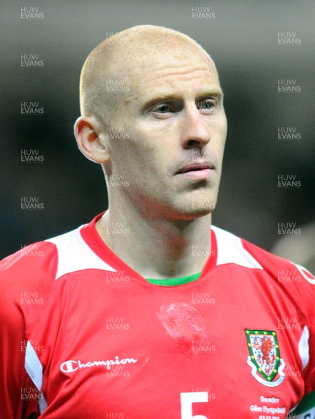03.03.10 - International Football Friendly, Wales v Sweden Wales' James Collins 