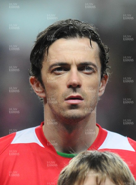 03.03.10 - International Football Friendly, Wales v Sweden Wales Simon Davies 