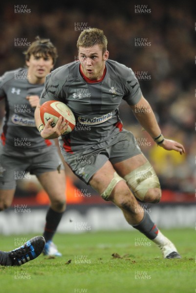 221113 Wales v Tonga…Dan Lydiate of Wales tries to find a way through(c) Huw Evans, Cardiff