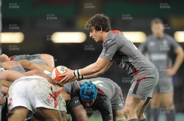 221113 Wales v TongaÉRhodri Williams of Wales on his debut(c) Huw Evans, Cardiff