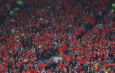 050622 -  Wales v Ukraine, World Cup Qualifying Play Off Final - Wales fans ahead of the match