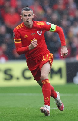 050622 -  Wales v Ukraine, World Cup Qualifying Play Off Final - Gareth Bale of Wales in action during the match