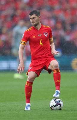 050622 -  Wales v Ukraine, World Cup Qualifying Play Off Final - Ben Davies of Wales in action during the match