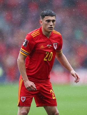 050622 -  Wales v Ukraine, World Cup Qualifying Play Off Final - Dan James of Wales during the match