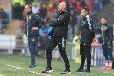 050622 -  Wales v Ukraine, World Cup Qualifying Play Off Final - Wales manager Rob Page