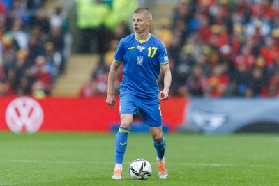 050622 -  Wales v Ukraine, World Cup Qualifying Play Off Final - Oleksandr Zinchenko ofUkraine