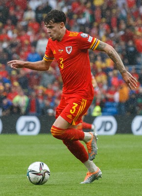 050622 -  Wales v Ukraine, World Cup Qualifying Play Off Final - Neco Williams of Wales