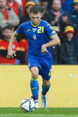 050622 -  Wales v Ukraine, World Cup Qualifying Play Off Final - Oleksandr Karavayev of Ukraine