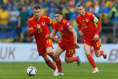 050622 -  Wales v Ukraine, World Cup Qualifying Play Off Final - Daniel James of Wales