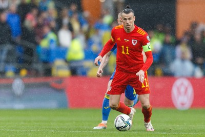 050622 -  Wales v Ukraine, World Cup Qualifying Play Off Final - Gareth Bale of Wales