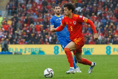 050622 -  Wales v Ukraine, World Cup Qualifying Play Off Final - Brennan Davies of Wales