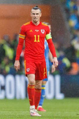 050622 -  Wales v Ukraine, World Cup Qualifying Play Off Final - Gareth Bale of Wales