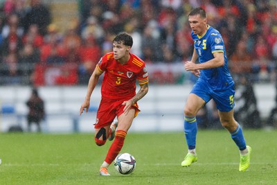 050622 -  Wales v Ukraine, World Cup Qualifying Play Off Final - Neco Williams of Wales