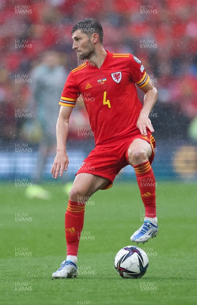 050622 -  Wales v Ukraine, World Cup Qualifying Play Off Final - Ben Davies of Wales in action during the match
