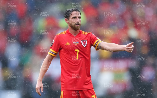 050622 -  Wales v Ukraine, World Cup Qualifying Play Off Final - Joe Allen of Wales during the match