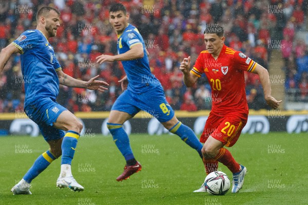 050622 -  Wales v Ukraine, World Cup Qualifying Play Off Final - Daniel James of Wales