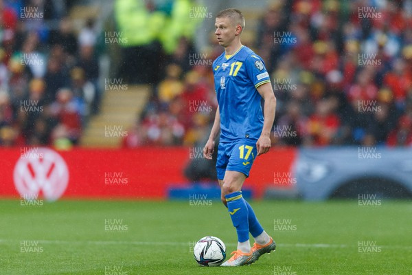 050622 -  Wales v Ukraine, World Cup Qualifying Play Off Final - Oleksandr Zinchenko ofUkraine