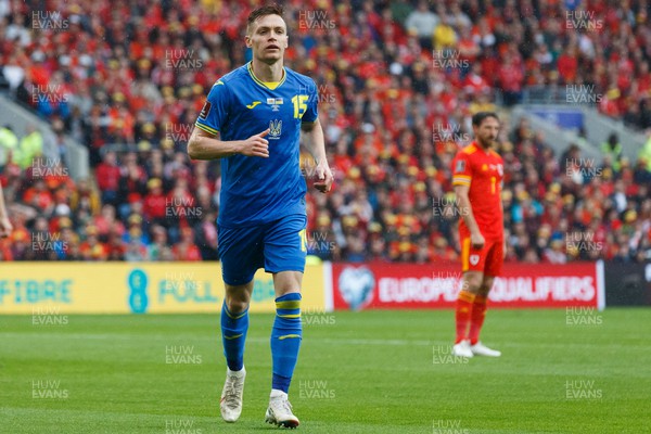 050622 -  Wales v Ukraine, World Cup Qualifying Play Off Final - Viktor Tsygankov of Ukraine