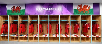 131019 - Wales v Uruguay - Rugby World Cup - Wales dressing room