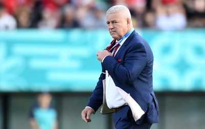 131019 - Wales v Uruguay - Rugby World Cup - Pool D - Wales head coach Warren Gatland