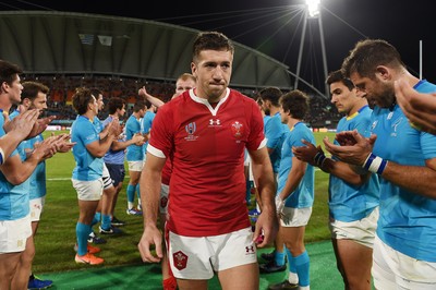 131019 - Wales v Uruguay - Rugby World Cup - Pool D - Justin Tipuric of Wales at full time