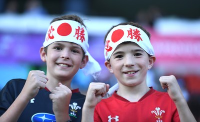 131019 - Wales v Uruguay - Rugby World Cup - Wales fans