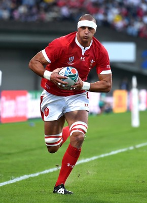 131019 - Wales v Uruguay - Rugby World Cup - Aaron Shingler of Wales