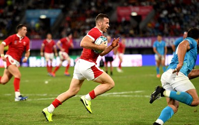 131019 - Wales v Uruguay - Rugby World Cup - Gareth Davies of Wales